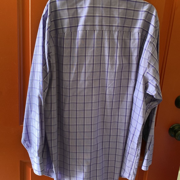 Set of 3 Men’s long sleeve dress shirts- Sz Lg 16-16 1/2 / 32/33 sleeve - Picture 4 of 12